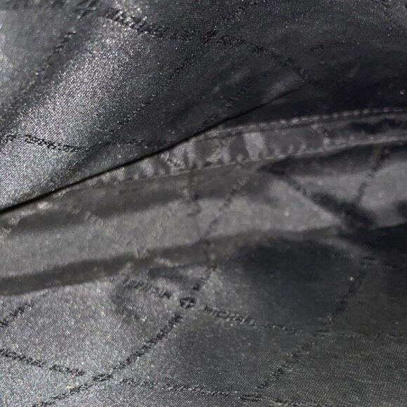 Michael Kors Black Ginny Pebbled Leather Chain Rectangular Crossbody Bag - Picture 6 of 6